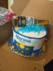 Corona cake starting at $40.99 (feeds 30-40)