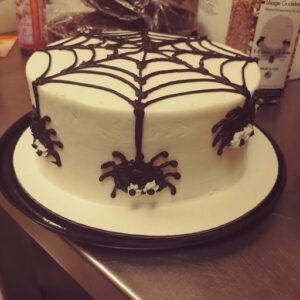 Spider web cake starting at $16.99 (feeds 12-16)