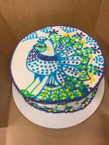 Peacock cake starting at $26.99 (feeds 12-16)