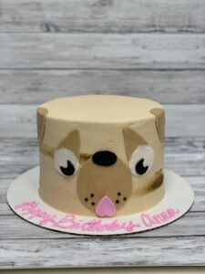Pug cake starting at $26.99 (feeds 25)