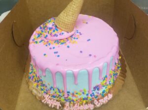 Melting ice cream cake starting at $21.99 (feeds 12-16)