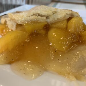 peach cobbler