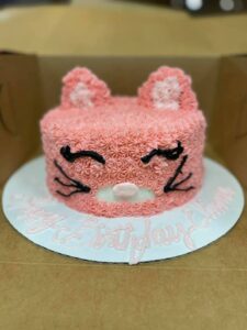 Cat face cake starting at $21.99 (feeds 12-16)